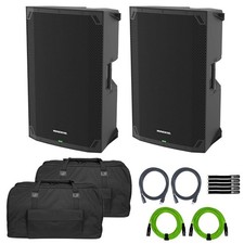 Mackie THUMP15v4 15" Powered Active Bluetooth DJ PA Loudspeaker Pair w Bags