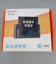 Sharp FX STX-2 Slider Qwerty Vintage Cell Phone 2010 Collectible AT T W/ Box