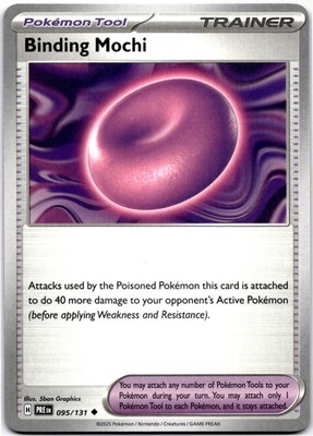 Binding Mochi Uncommon SV: Prismatic Evolutions 095/131 Pokemon 5ban Graphics