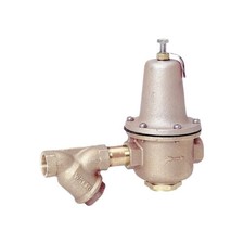 WATTS Water Pressure Regulator: FNPT x FNPT, 1 1/2 in Pipe Size, Brass, 25 psi t
