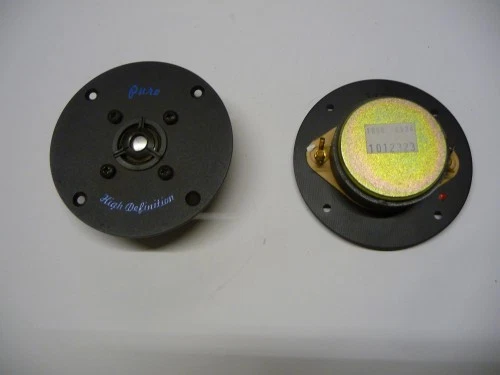 1 Paar Aluminium Hochton-Kalotte Magnat 1012323, 70 Watt max., SERVICEWARE - Bild 1 von 1