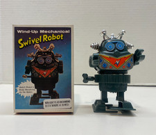 SWIVEL ROBOT - Wind-Up Mechanical - MIB - No. 1178 - Vintage Hong Kong