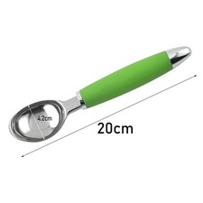 Heavy Duty Ice Cream Scooper Stainless Steel Potato Mash Spring Kitchen Tool 6CM