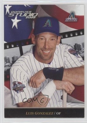 2002 Donruss Studio Luis Gonzalez #45 0n2g