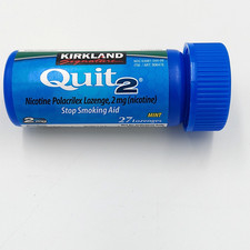 Quit Smoking 2 mg Lozenges Kirkland Signature 27 Pieces MINT New Sealed