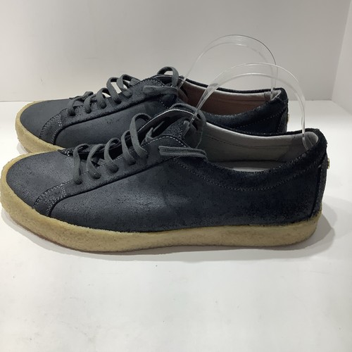 TCG Navaho Black Distressed Leather Gum Sole Sneakers, Mens Size 11M, New - Picture 4 of 7
