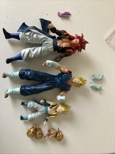 Lot of Vintage Dragon Ball Z Figures 2003 Action Figure Lot Toys Saipan Gogeta