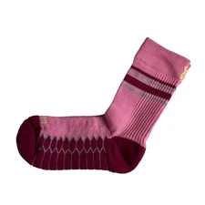Balega Unisex Silver Mini-Crew Wicking Style Running Socks, Candyfloss, Small