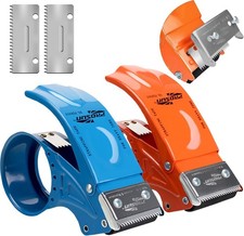 PROSUN 2 Pack Metal Packing Tape Dispenser Gun:2-inch Wide Tape Dispenser / 3...