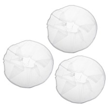 3Pcs Mesh Electric Fan Dust Cover 16 Inch Dustproof for Protection, White