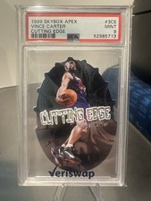 1999-00 Skybox Apex Cutting Edge Vince Carter #3CE PSA 9 MINT HOF Rare Raptors
