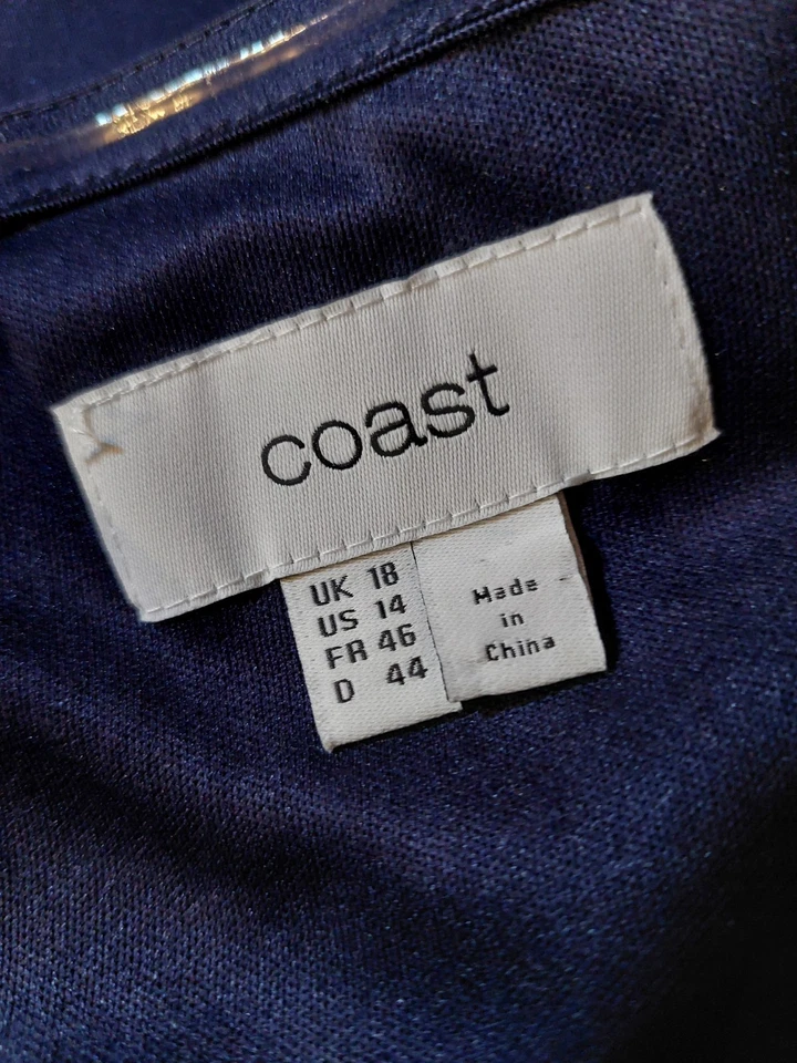 Coast elegant blue tape lace Dress Size 18 – Wedding / Party / Evening / Formal - Image 4 of 4