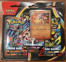  Charmeleon 3-Pack Blister Chaos Rising ME04 Pok mon TCG Factory Sealed In Hand