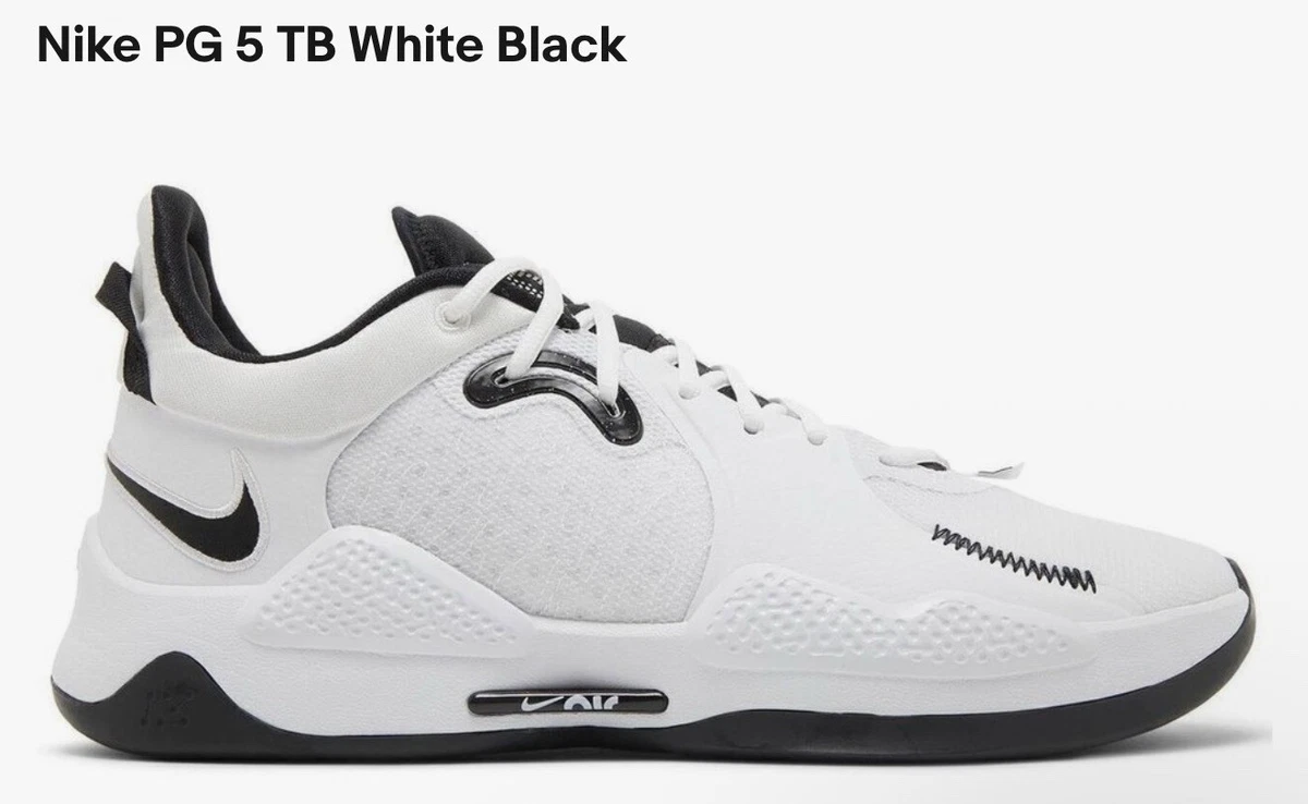 Nike PG 5 TB Black White Panda Basketball Shoes DM5045-001 Men\'s Nike Paul George PG 5 TB Team Black White DM5045 001 Men main image 3