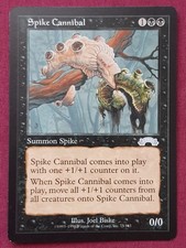 Magic The Gathering EXODUS SPIKE CANNIBAL black card MTG
