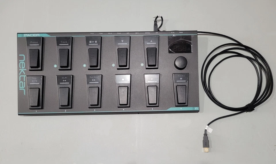 Nektar Pacer USB MIDI Fußschalter DAW Controller - inkl. Box & USB Kabel