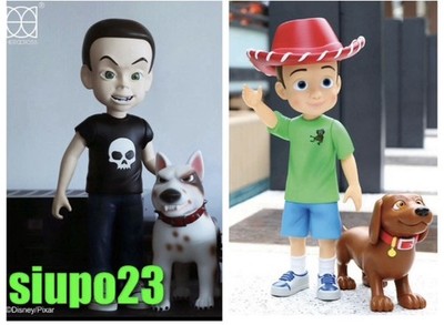 Herocross ~ Toy Story #058 Andy & Buster, #023 Sid & Scud Figure 2