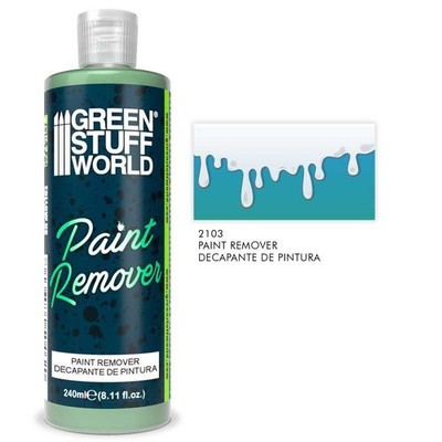 Green Stuff World Lackentferner 240ml für Miniaturen Kunststoffharz Metall