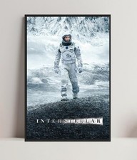 Poster artistico Interstellar Christopher Nolan film di fantascienza Matthew McConaughey