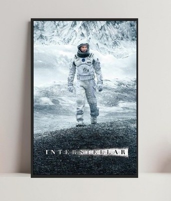 Interstellar Christopher Nolan Sci-Fi Movie Matthew McConaughey Art Poster