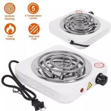 1000W Portable Electric Single Burner Hot Plate Kitchen Cooktop Cooking Stove