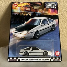 Hot Wheels Premium Boulevard TOYOTA AE86 SPRINTER TRUENO #18 Real Riders