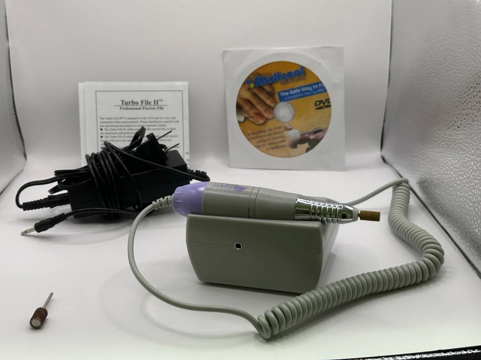 Sistema de limado de uñas eléctrico profesional Medicool's TURBO FILE II TFII Foto 3 de 4