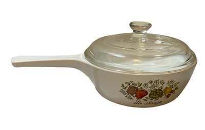 Corning Ware Spice of Life 1 Pint Menuette Sauce Pan P-81-B with P-81-C Lid