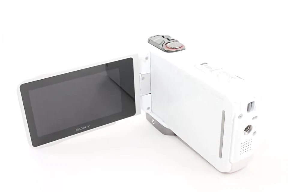 SONY HDR-GW77V White Digital HD Video Camera Recorder Handycam From Japan Used - Image 3 of 4