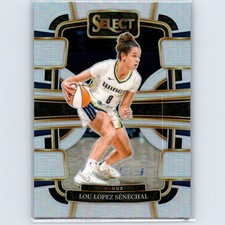 2024 Panini Select WNBA Lou Lopez Senechal #53 Silver Prizms Dallas Wings