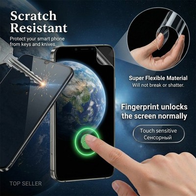 Klarsichtfolie Display Schutz - Flexibel Weich Elastisch Transparent & Robust
