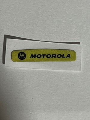 ***OEM*** MOTOROLA XTS5000/ XTS5000R REAR NAMEPLATE STICKER/LABEL YELLOW