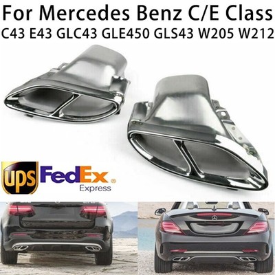 Exhaust Muffler Tail Tip Pipe For Benz C/E C43 E43 GLC43 GLE450 GLS43 W205 W212