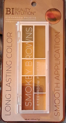 Beauty Intuition Smokey Browns Eyeshadow Palette Long Lasting Pressed Powder