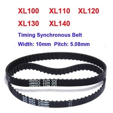 Timing Belt Rubber 100XL,110XL,120XL,130XL,140XL,037/ Belt 10mm Width 1/5 Pitch.