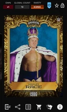 Harley Race - Gold Motion Iconic - Topps Slam WWE Coronation Class 25