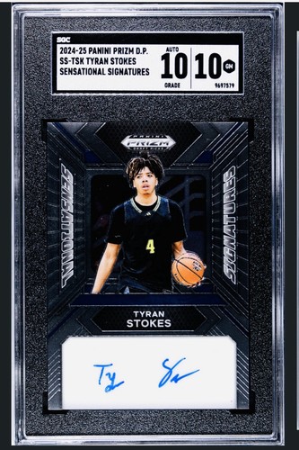 Tyran Stokes [Silver] #SS-TSK 2024 Panini Prizm Draft Picks Sensational Signatures card