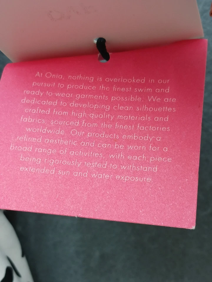 DVF x Onia Mujer Una Pieza Talla L Negro Abstracto Elena Halter Traje de Baño Foto 4 de 4