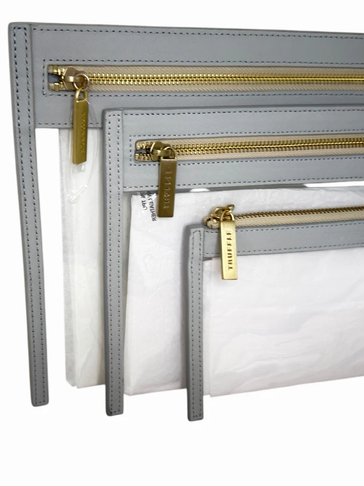 Truffle Clarity Clutch Set of 3 Mini/Small/Large TSA-Approved Travel Pouches - Image 3 of 4