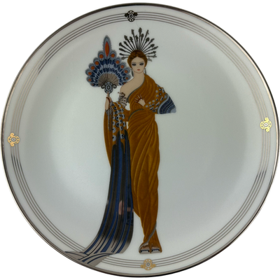 House of Erte' Athena Collector Plate Franklin Mint Limited