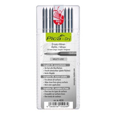Pica Dry Graphite Refill 4030 10 Pack