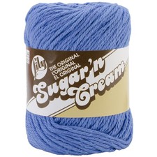Lily Sugar'n Cream Garn - einfarbig - Blaubeere - 102001-1725