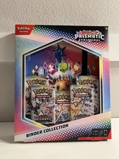 Pokémon TCG: Scarlet & Violet Prismatic Evolutions Binder Collection In Hand!