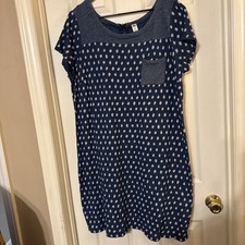 Old Navy Soft Women's Blue XL Cotton Casual Dress