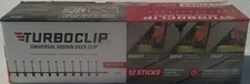 Turboclip Universal Hidden Deck Clip - 12 sticks - New In Box