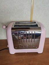 Dualit Classic 2 Slot Toaster - Petal Pink & Polished Chrome - Hand Built UK