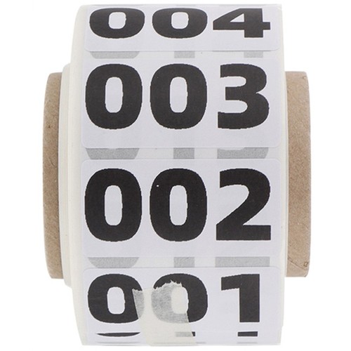 Number Labels Sticker Set Self-adhesive Serial Stickers Numbers Round ...