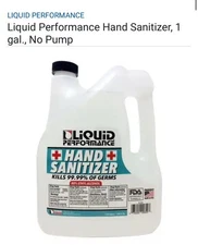 Liquid Performance Hand Sanitizer, 1 gal., No PumpDLIQUID