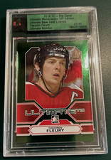 Theoren Fleury 2012-13 ITG Ultimate Base Card Emerald xx/60 Calgary Flames