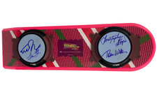 Back to the Future Cast Signed Hoverboard Michael J Fox Lloyd +2 Beckett Witness